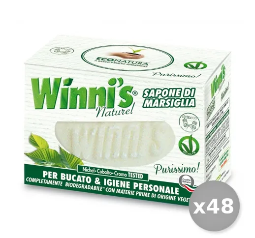 "Set 48 WINNI'S Sapone Bucato  250 gr Detergenti Casa"