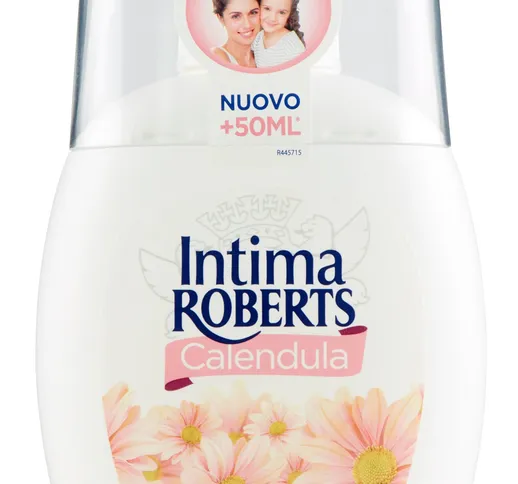 "ROBERTS Sapone intimo con dispenser lenitivo calendula 250 ml per igiene intima"