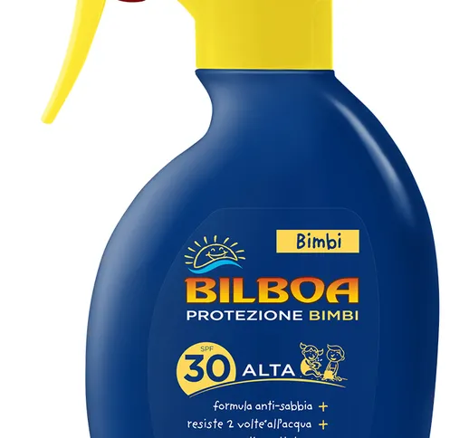 "BILBOA Fp30 bimbi trigger 250 ml prodotto solare per la pelle"