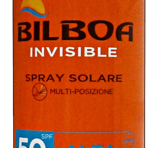 "BILBOA Fp50 Spray Invisible 150 ml Bomboletta - Prodotti Solari"