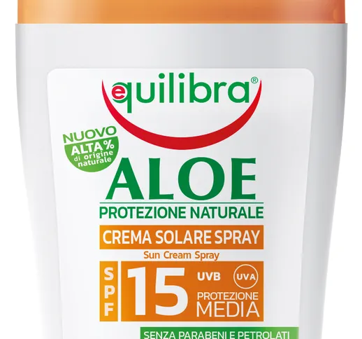 "EQUILIBRA Sun fp15 crema spray aloe 150 ml prodotto solare per la pelle"