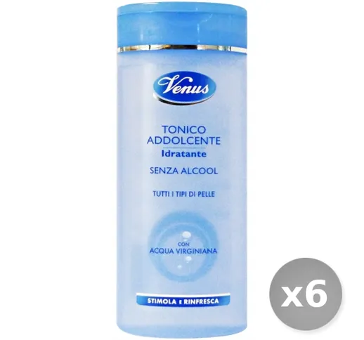 "Set 6 VENUS Tonico 250 ml Cura del Viso"
