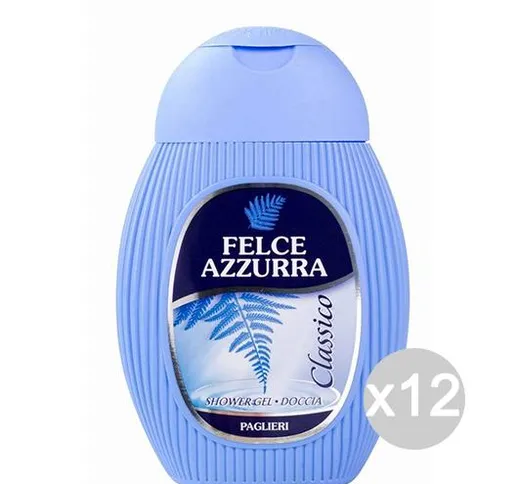 "Set 12 FELCE Doccia 250 Classico Blu' Cura E Pulizia Del Corpo"