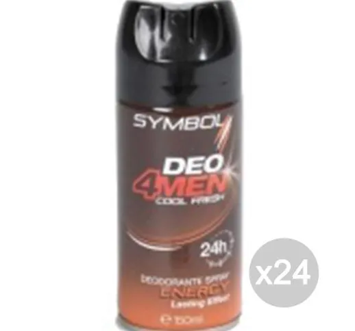 "Set 24 SYMBOL Deodorante Spray Uomo Energy 150 Cura E Igiene Del Corpo"