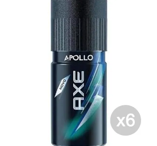 "Set 6 AXE Deodorante Spray Apollo Ml 150 Cura E Igiene Del Corpo"