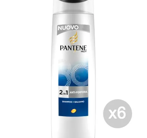 "Set 6 PANTENE Shampoo 2In1 Antiforfora Ml 250 New Cura E Trattamento Dei Capelli"