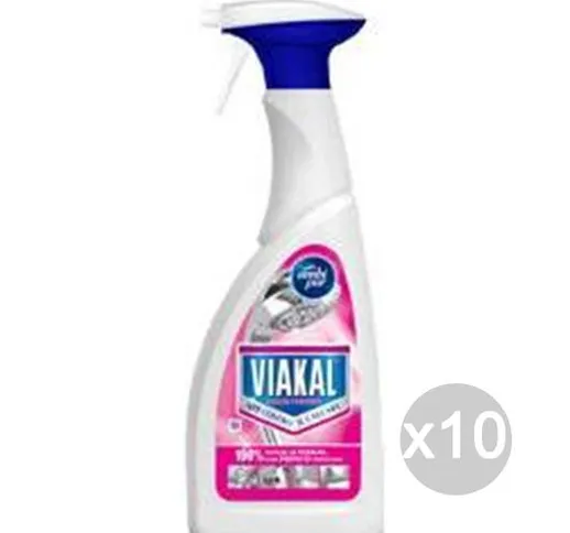 "Set 10 VIAKAL Spray Fresco Profumo 500 Detersivi E Pulizia Della Casa"