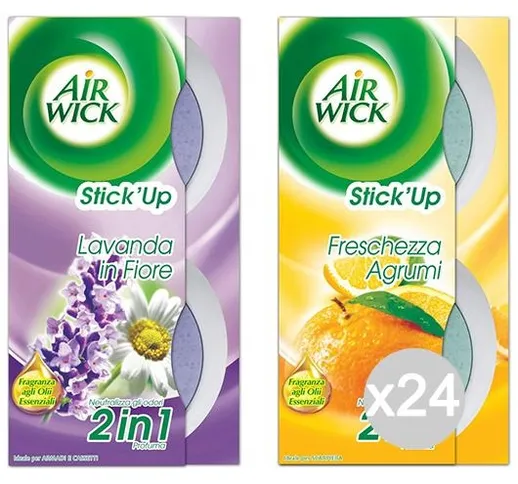 "Set 24 AIR WICK Deodorante Stick-Up Ambiente Confezione Mista Profumazione Della Casa"