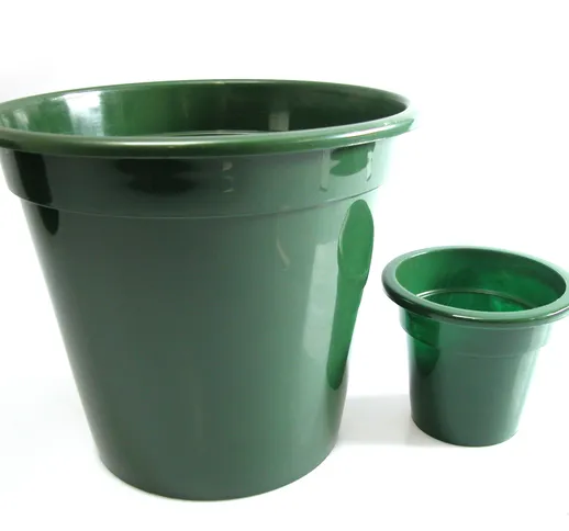 "EURO 3 PLAST Vaso per fiori garden cm 27 Giardino Arredo da esterno"