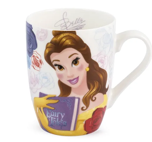 HOME Set 6 Mug New Bone China Disney Belle Beast 330 Cc