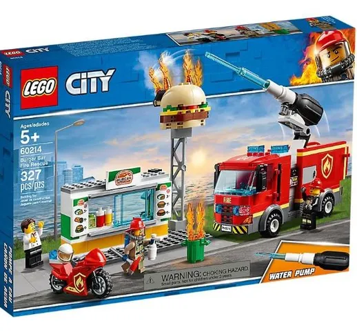 LEGO Fiamme Al Burger Bar Costruzioni Piccole