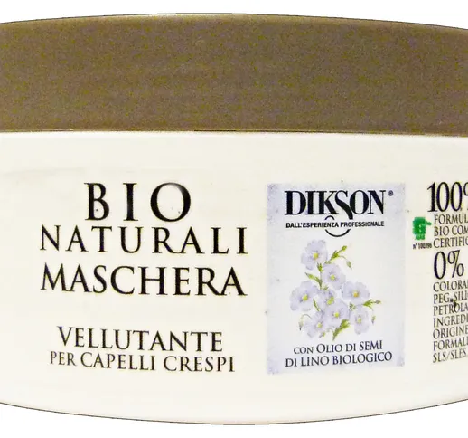 DIKSON Maschera Bio Naturali Vellutante Vaso 250 Ml Prodotto Per Capelli