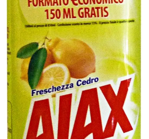 AJAX Pavimenti Freschezza CEDRO 1 Lt. Detergenti Casa