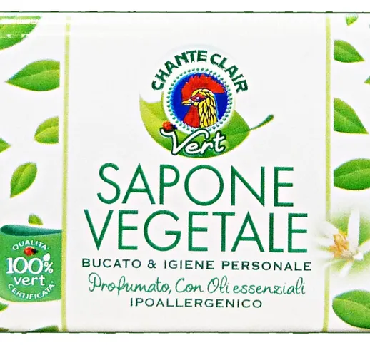 CHANTE CLAIR Saponetta 100% vegetale vert 100 gr. - sapone