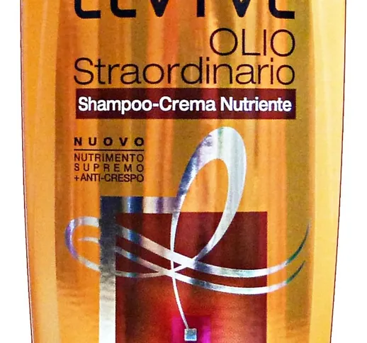 L'OREAL ELVIVE Shampoo olio crema straordinario secchi 250 ml.
