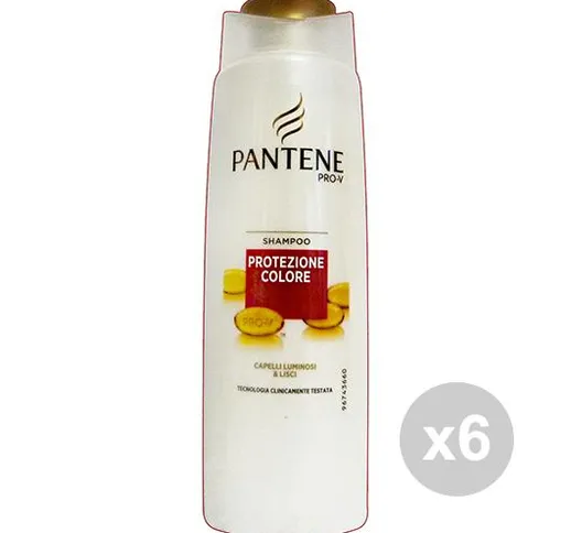 Set 6 PANTENE Shampoo 1-1 Protezione Colore 250 Ml. Prodotti per capelli