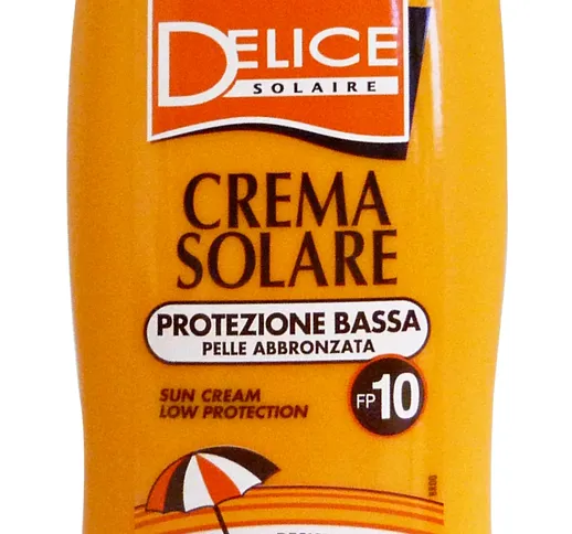 DELICE Fp10 crema solare 250 ml. - Prodotti solari