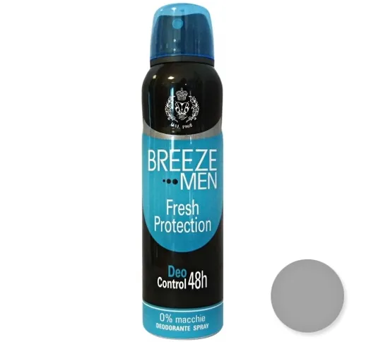BREEZE Set 6 Deodorante Spray Men Fresh Protezione 150 ml Cura del corpo