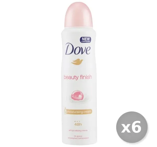 DOVE Set 6 Deodorante Spray Beauty  150 ml Cura del corpo