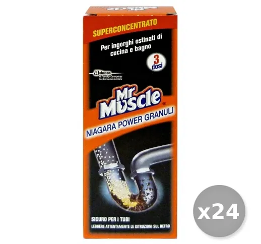 Set 24 MR.MUSCLE NIAGARA Granulare 250 ml Attrezzi Pulizie