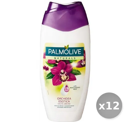 Set 12 PALMOLIVE Doccia orchidea nera 250 ml prodotto per la cura del corpo