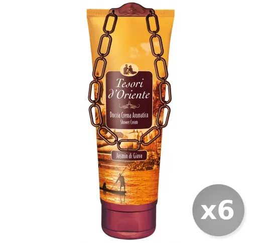 Set 6 TESORI D'ORIENTE Doccia Jasmin di Giava 250 ml Saponi e Cosmetici