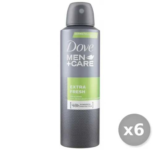 DOVE Set 6 Deodorante Spray Men Extra Fresh 150 ml Cura del corpo