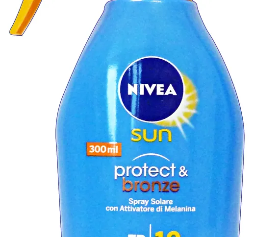 NIVEA Sun Fp10 Protect Bronze Grilletto 86083 Crema Solare 200 ml
