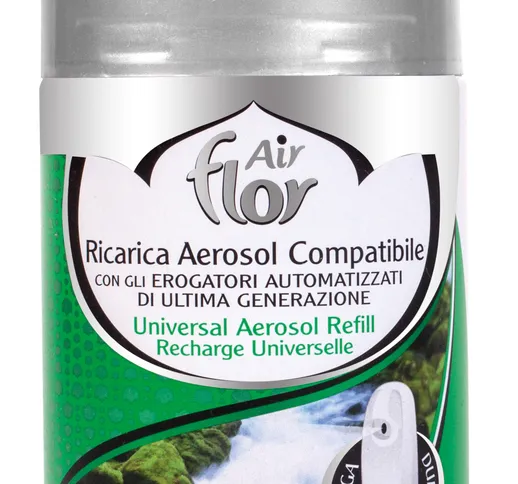 AIR FLOR Ricarica 250 ml Muschio Bianco Deodorante Profumatore Ambiente