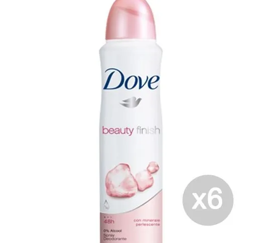Set 6 FINISH Dove Deodorante Spray 150 Beauty Rosa Cura E Igiene Del Corpo
