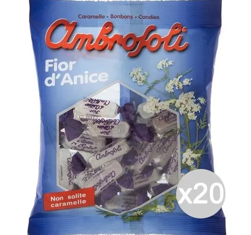 Set 20 AMBROSOLI Caramelle Anice Gr 150 Dolci E Alimentari