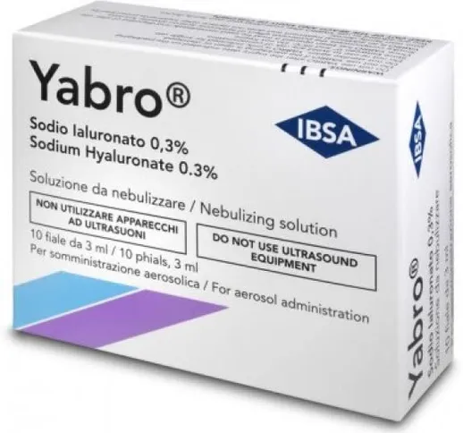 Yabro Soluzione per Aerosol 0,3% 10 Fiale da 5 ml