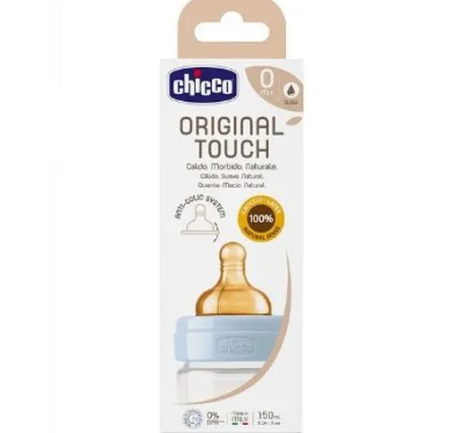 Chicco Biberon Original Touch con Tettarella in Caucciù 150 ml Boy