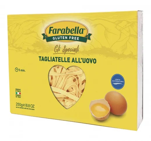 Farabella Senza Glutine Pasta Tagliatelle all' Uovo 250 grammi