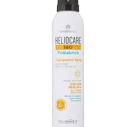 Heliocare 360° Pediatrics Spray Trasparente SPF 50+ Lozione Solare Bambini 200 ml