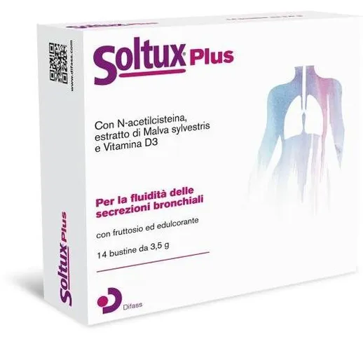Soltux Plus 14 Bustine - Integratore Tosse Grassa