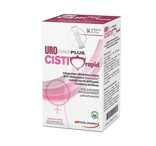 Urogermin CistiPlus 14 bustine - Integratore Alimentare Vie Urinarie