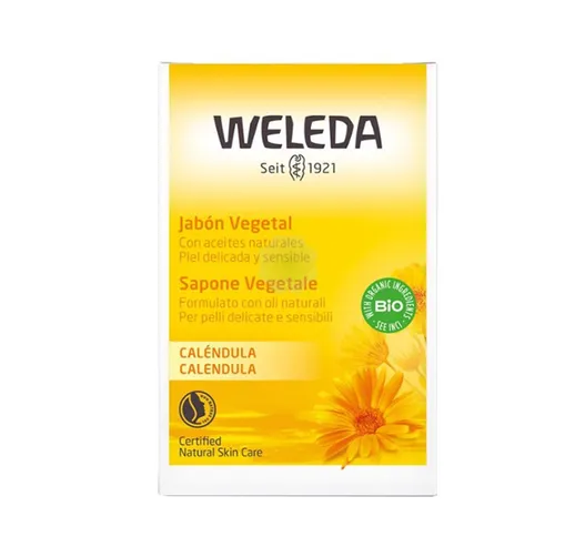 Weleda Calendula Sapone Vegetale Detergente 100 grammi