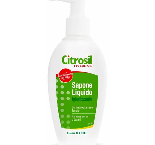 Citrosil Hygiene Sapone Liquido Igienizzante Antibatterico al Tea Tree 250 ml