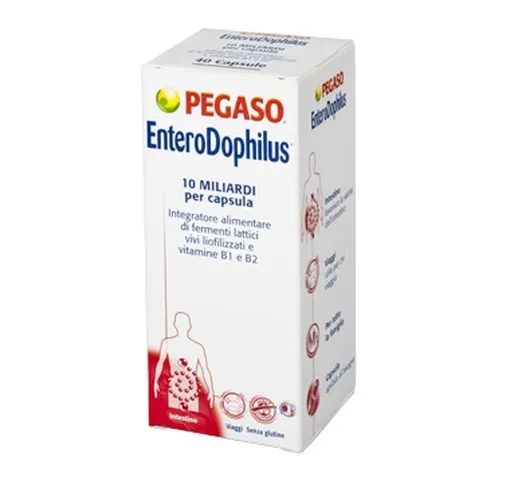 Pegaso Enterodophilus 10 Integratore Alimentare di Fermenti Lattici 90 Capsule