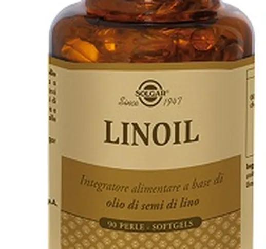 Solgar Linoil 90 Perle - Integratore di Semi di Lino