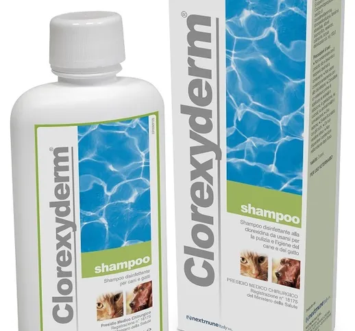 Clorexyderm Shampoo Disinfettante Cani e Gatti 250 ml