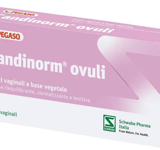 Pegaso Candinorm Ovuli Vaginali Normalizzanti a Base Vegetale 10 Ovuli