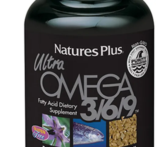 Nature's Plus Ultra Omega 3-6-9 90 Capsule - Integratore di Acidi Grassi