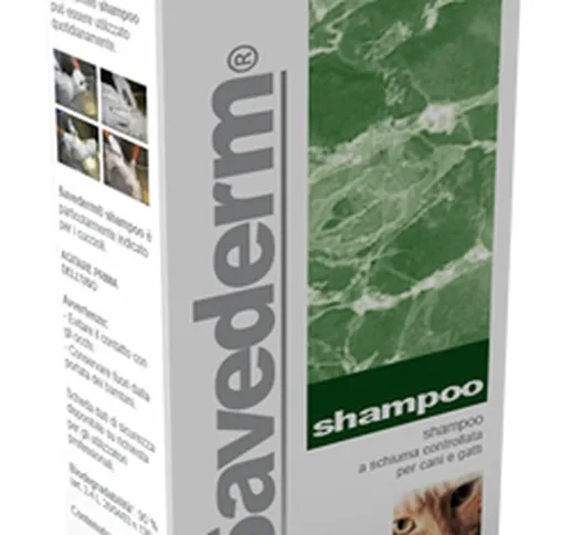 Savaderm Shampoo Lenitivo a Schiuma Controllata Cani e Gatti 250 ml