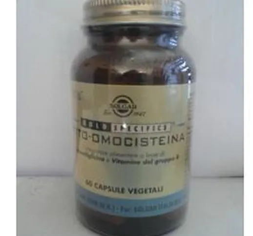 Solgar Fito-Omocisteina 60 Capsule Vegetali - Integratore Controllo dei Lipidi