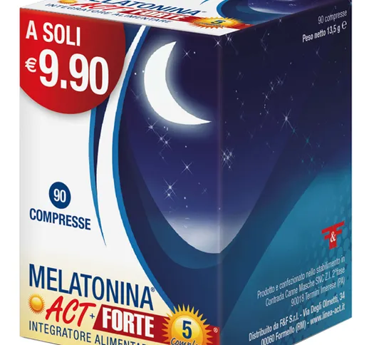 Melatonina Act + 5 Complex 90 compresse | Integratore Alimentare Sonno