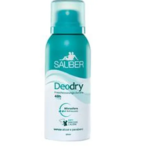 Sauber DeoDry Spray 48h Deodorante Lunga Durata 150 ml