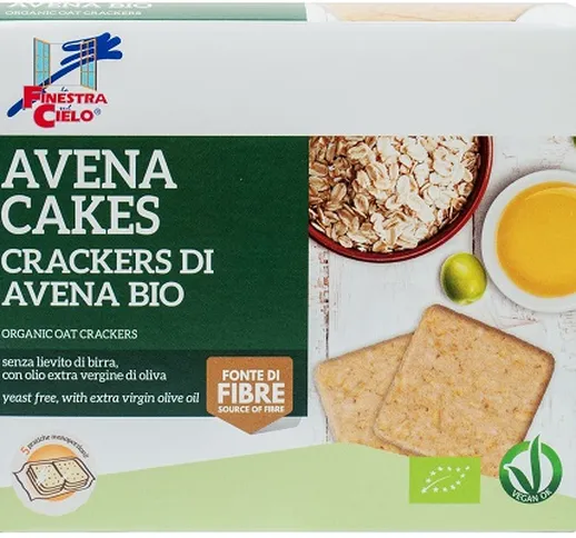 La Finestra sul Cielo Crackers di Avena Bio 250 grammi