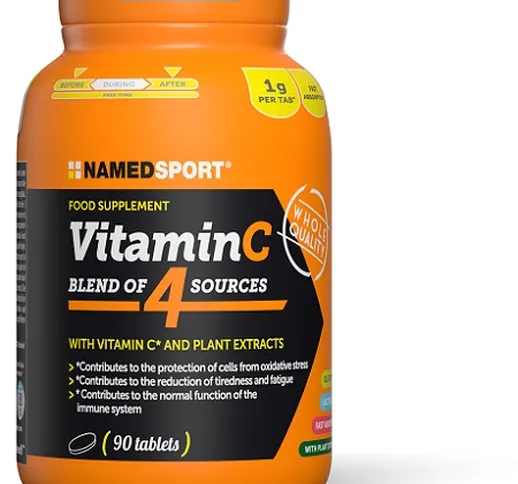 Named Sport Vitamin C Natural Blend 90 Compresse - Integratore di Vitamina C